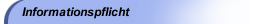 Informationspflicht