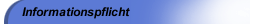Informationspflicht
